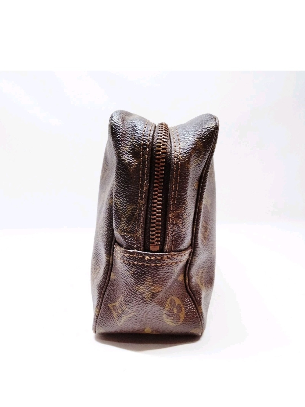 Louis Vuitton LV Cosmetic Pouch TrousseToilette 28 Brown Monogram - Picture 2 of 8